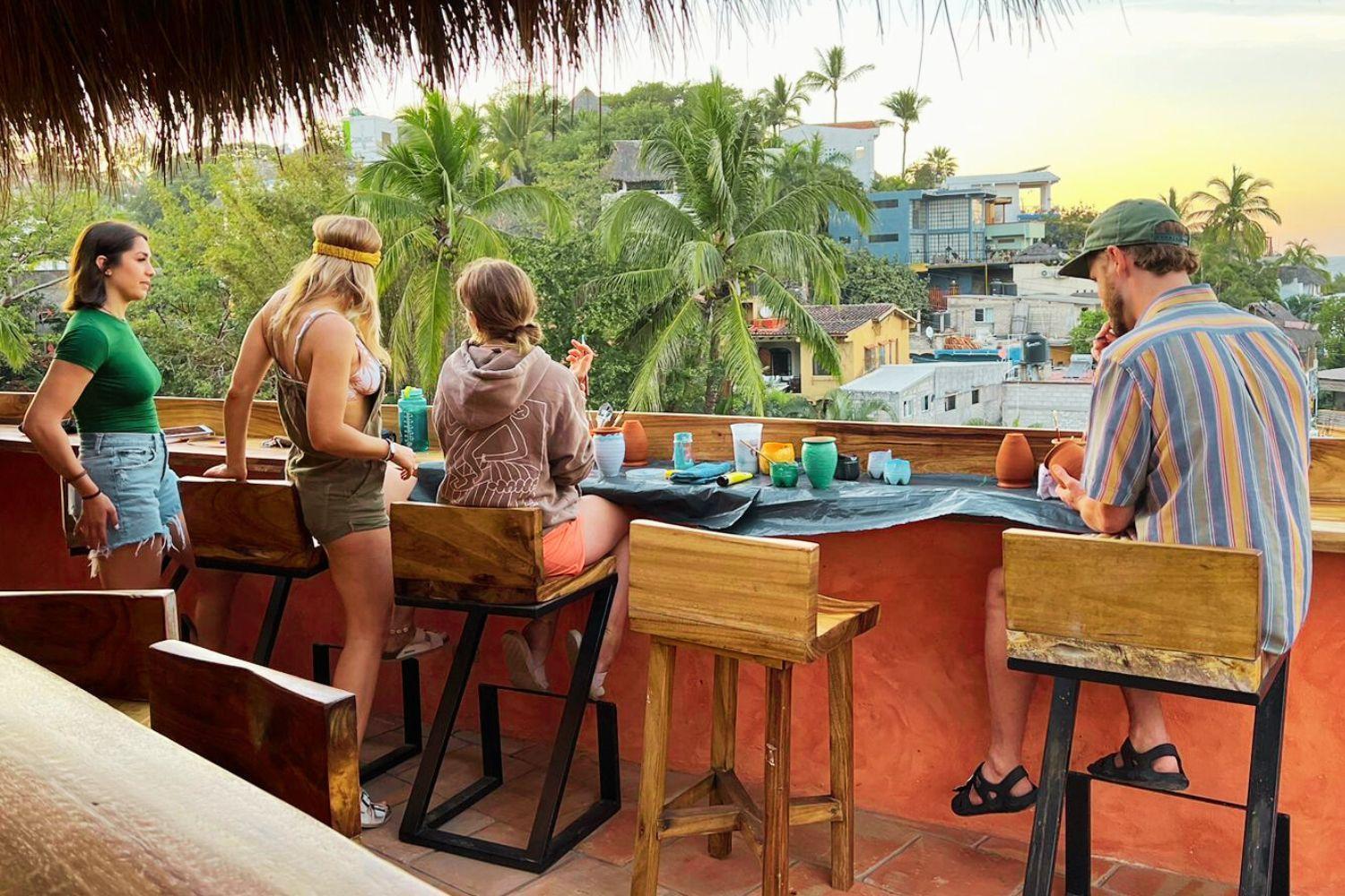 Casa Pepe Hotel Sayulita Kültér fotó Rooftop bar in Tulum, Mexico